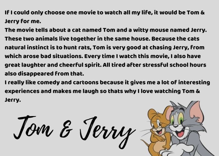 Review phim Tom & Jerry bằng tiếng Anh