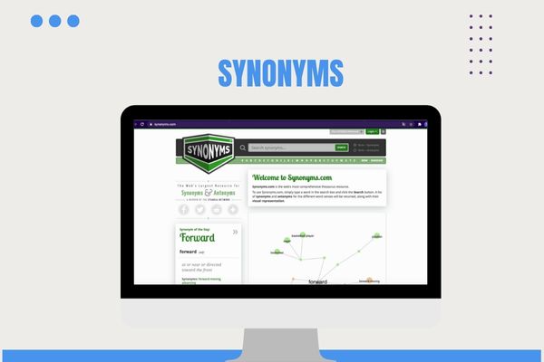 Trang web dành riêng cho việc tra cứu từ đồng nghĩa Synonyms