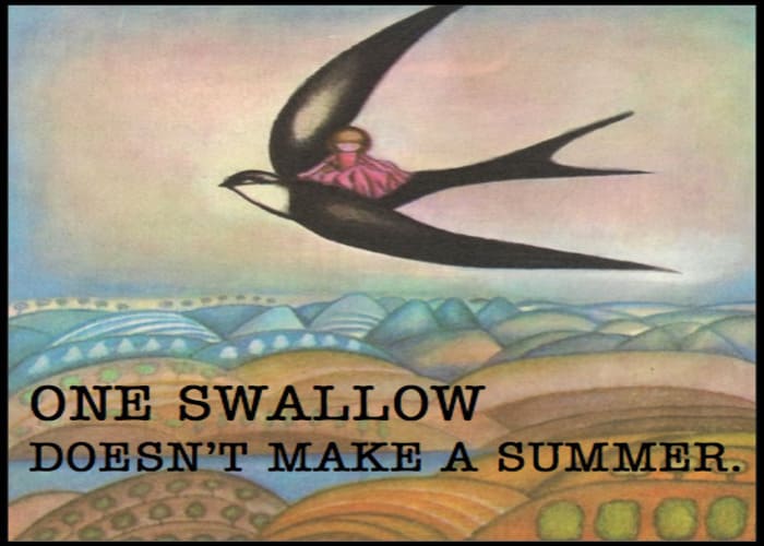 One swallow does not make a summer có ý nghĩa vô cùng sâu sắc